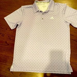 Men’s Adidas lavender polo shirt